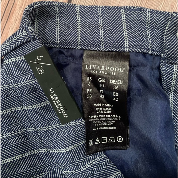NWT Liverpool Los Angeles trouser pant size 6/28
Inseam 29” - Picture 6 of 10